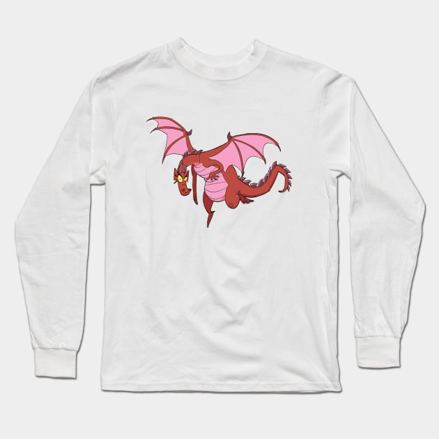 Wyrm on the wing Long Sleeve T-Shirt by Slack Wyrm